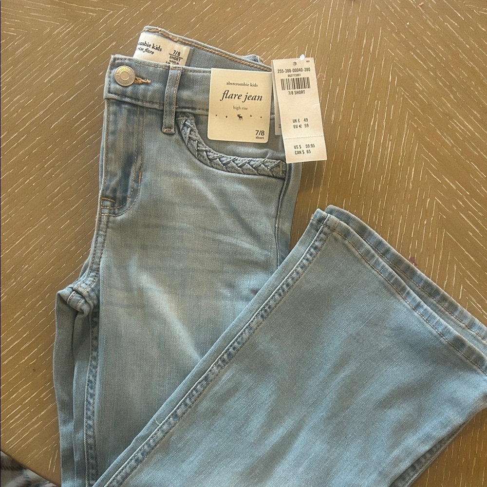 Abercrombie Kids Sky Blue Flare Jeans